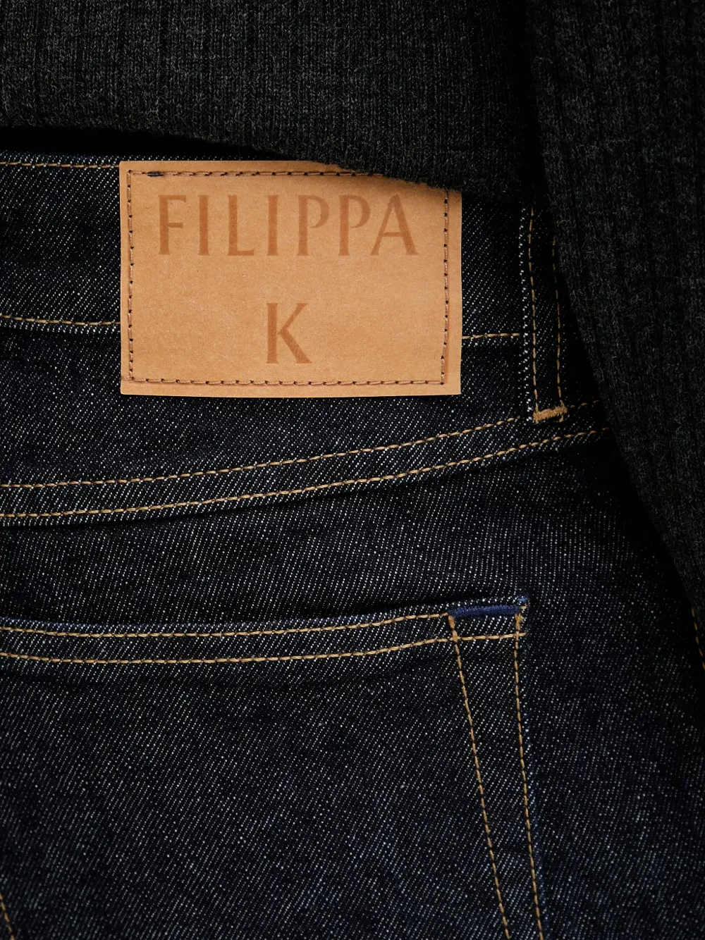Filippa K Jeans met logopatch Blauw