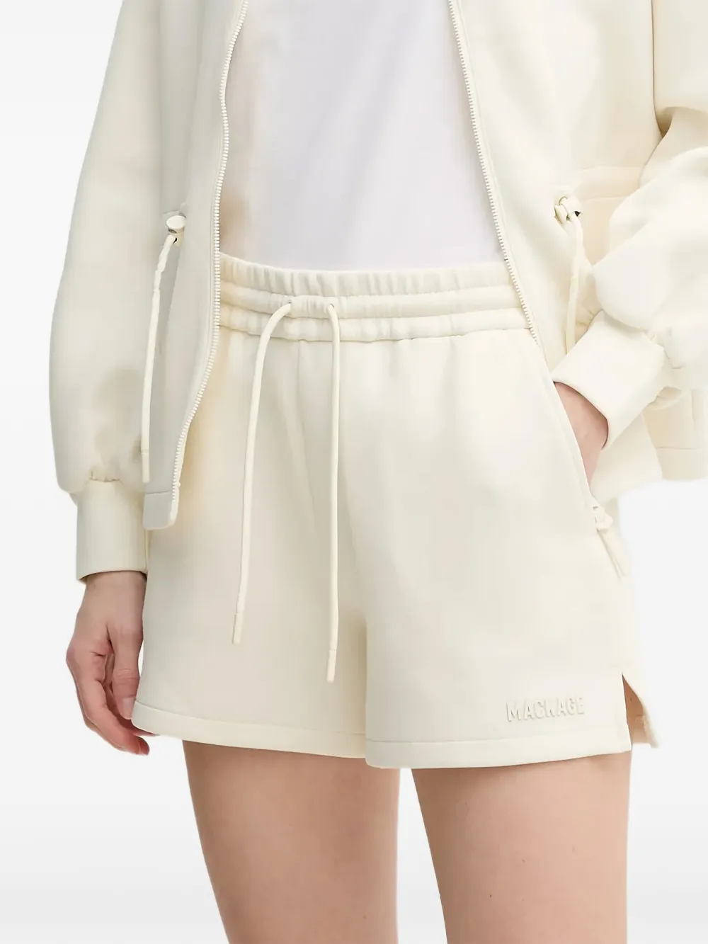 Mackage Summer-R logo shorts - Toni neutri