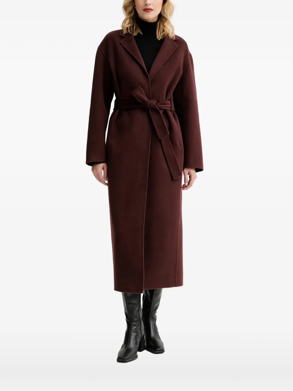 Filippa K Alexa tie-waistline coat - Brown