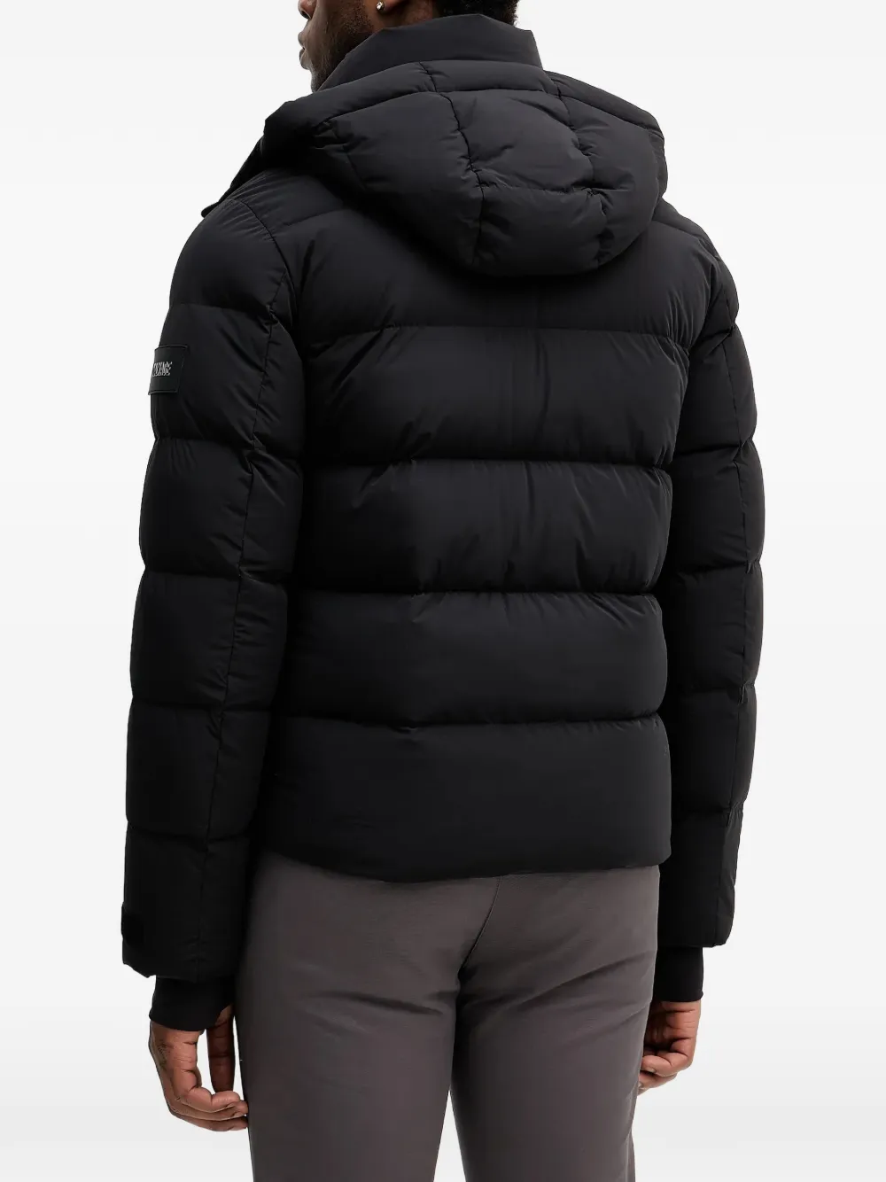Mackage Gewatteerd ski-jack met capuchon Zwart