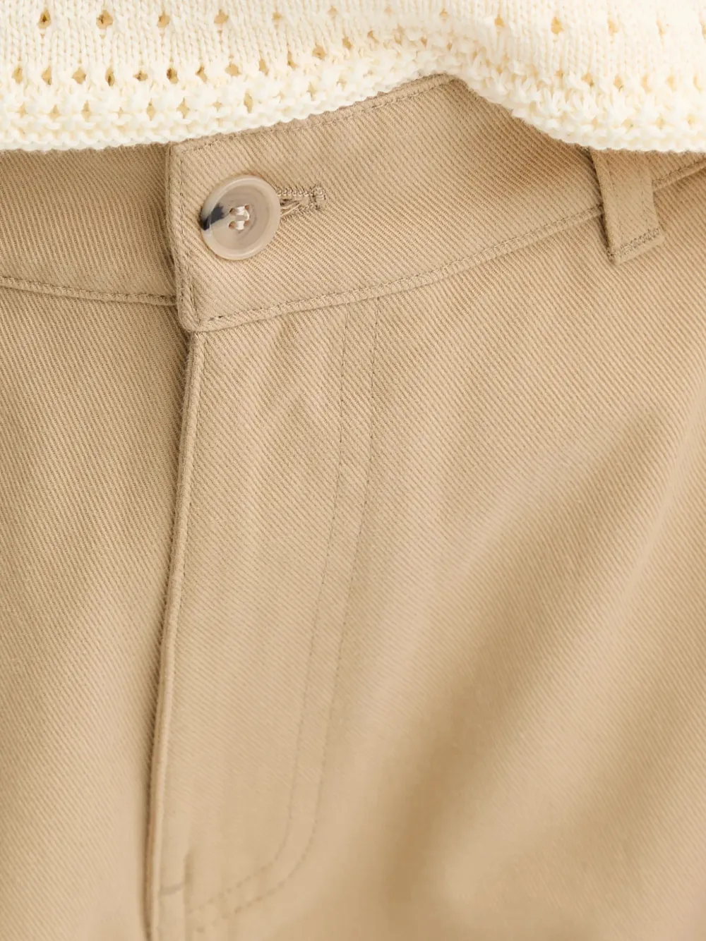 Beige Shorts
