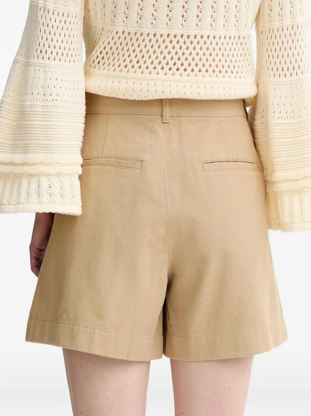 Beige Shorts