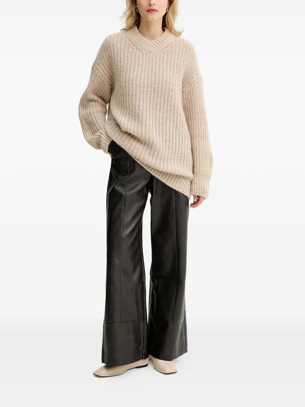  Filippa K V-neck Sweater - Neutrals 