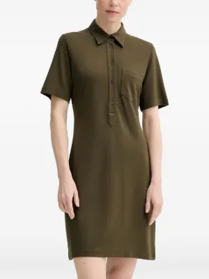 Calvin Klein Jeans long-sleeve Shirt Dress | Green | FARFETCH
