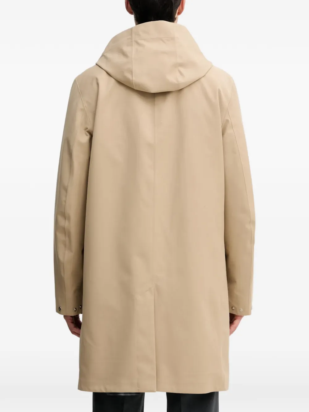 Mackage Mathias jas met capuchon en knopen Beige