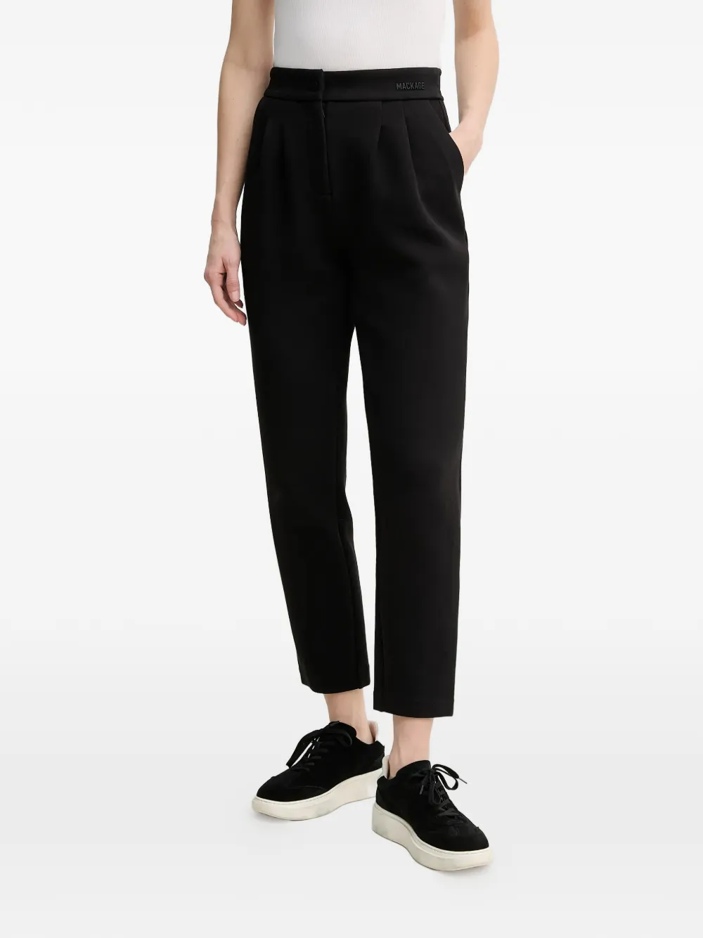 Mackage Pantaloni Mariana con pieghe - Nero