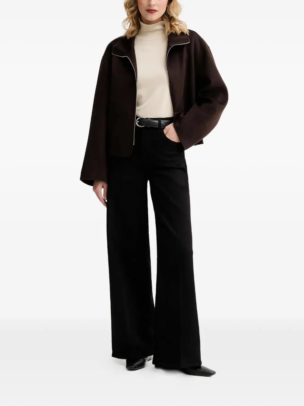  Filippa K Turtleneck Long-sleeve Sweater - Neutrals 