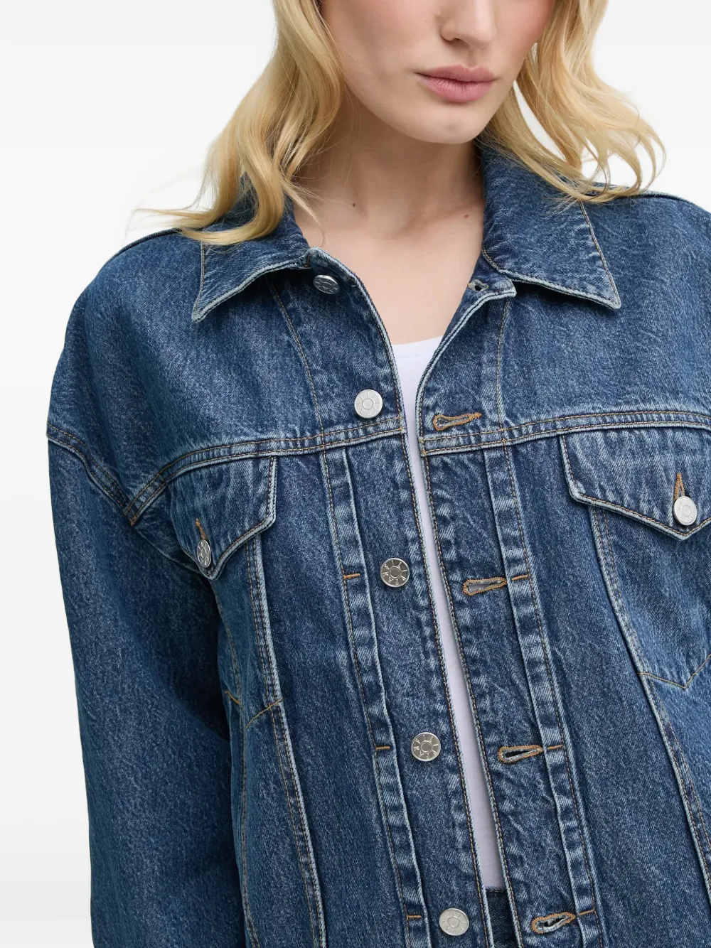 Filippa K Denim jack Blauw