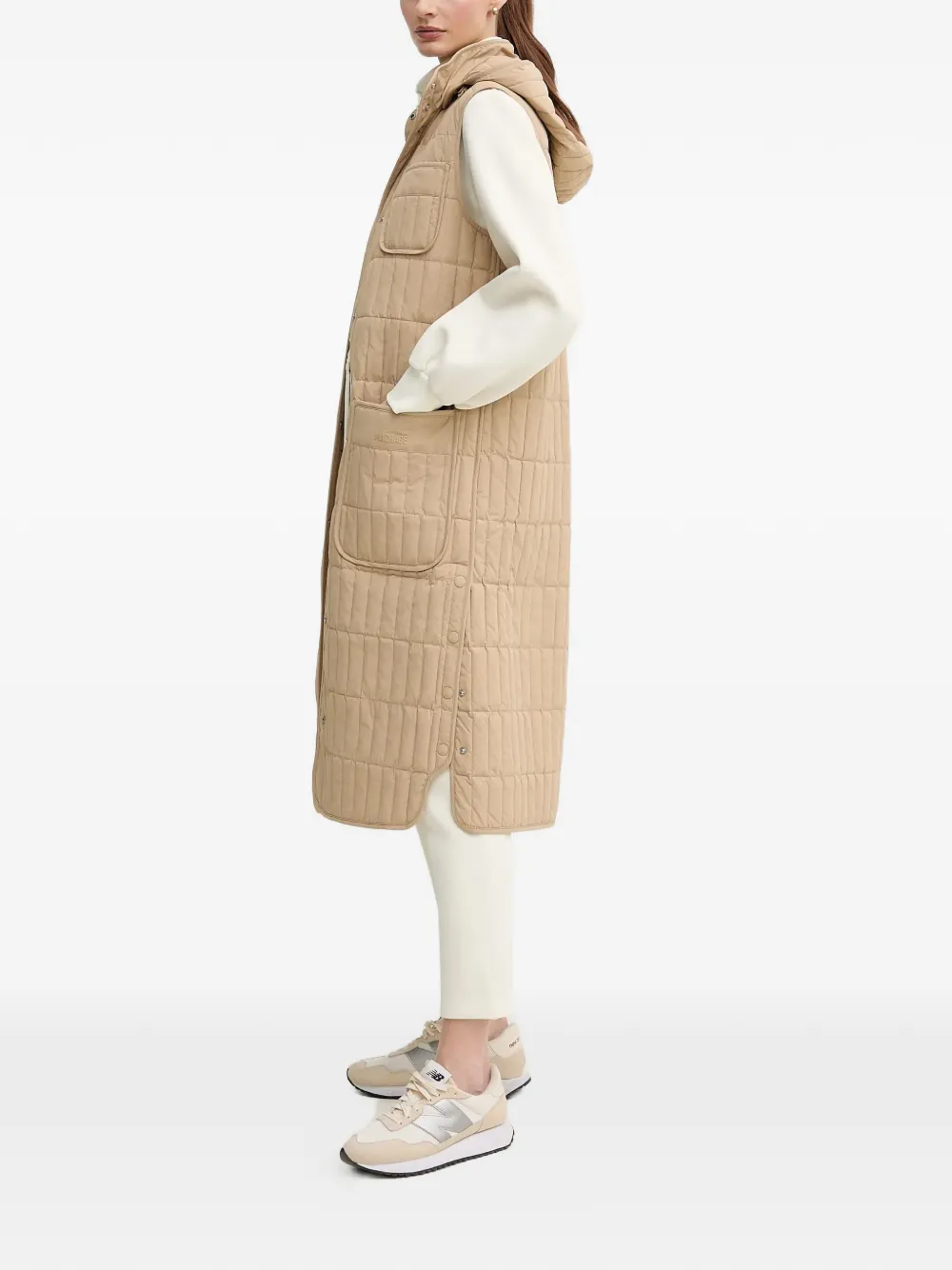  Mackage Chaleco Makana Acolchado Con Capucha - Neutro 