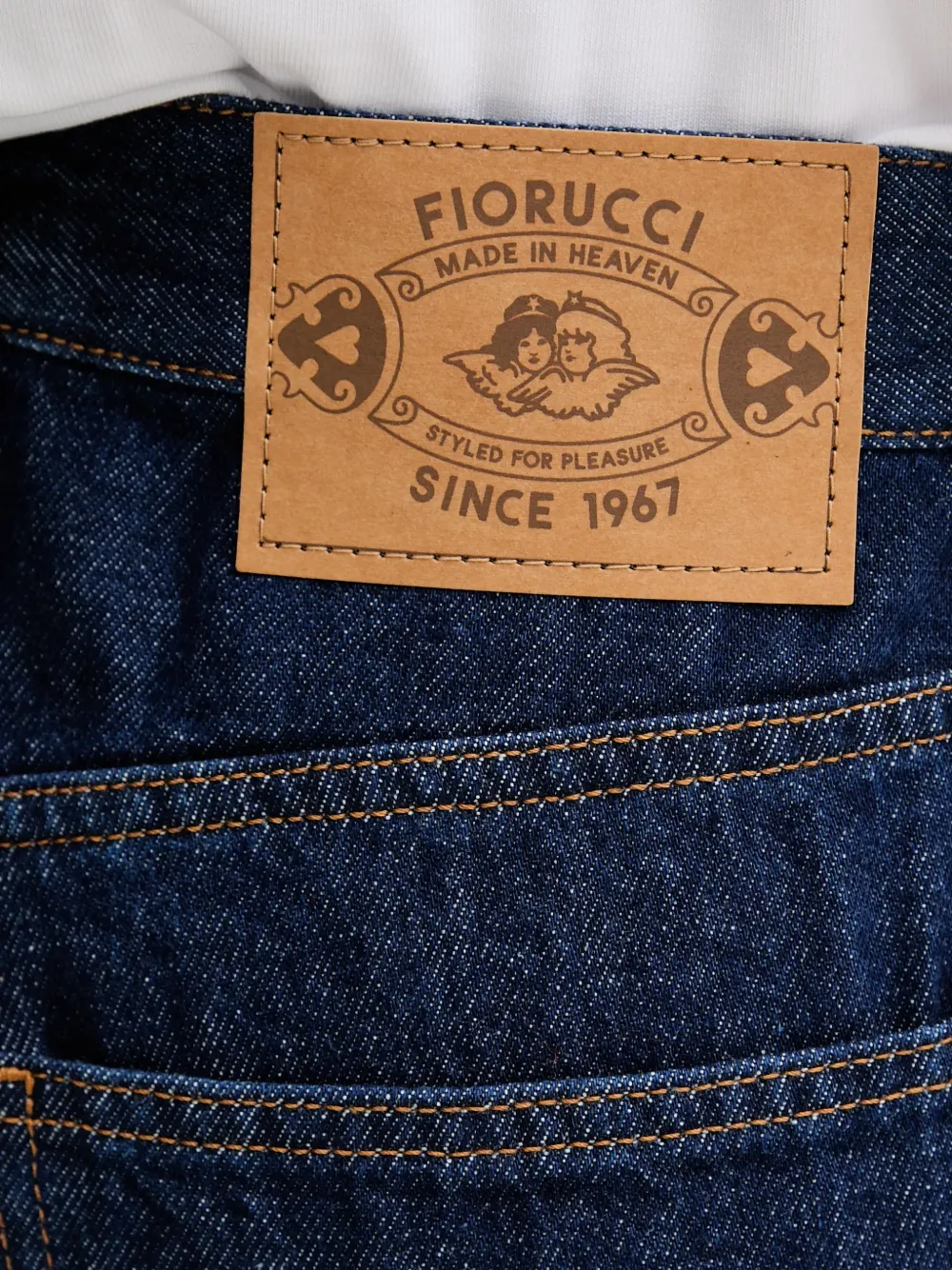 Fiorucci Denim shorts Blauw