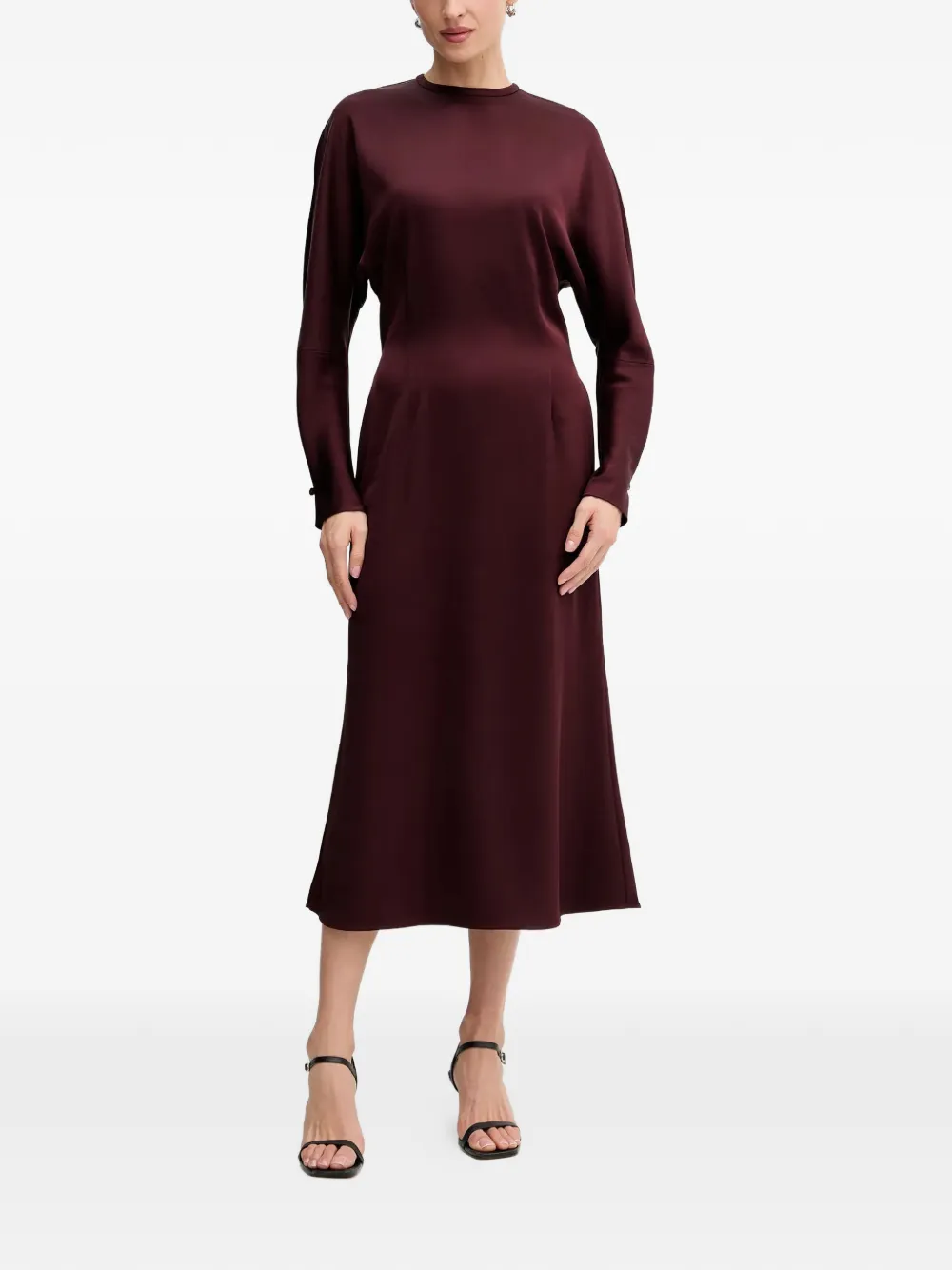 Filippa K long-sleeve midi dress - Rosso