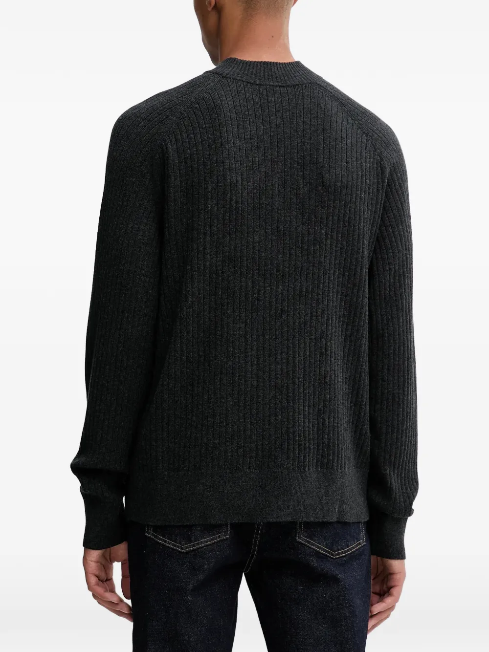 Filippa K Ribbed mock-neck Sweater | Grey | FARFETCH