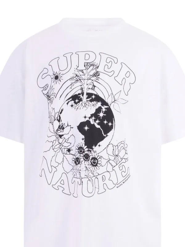 Stella McCartney Kids graphic-print T-shirt | White | FARFETCH GE