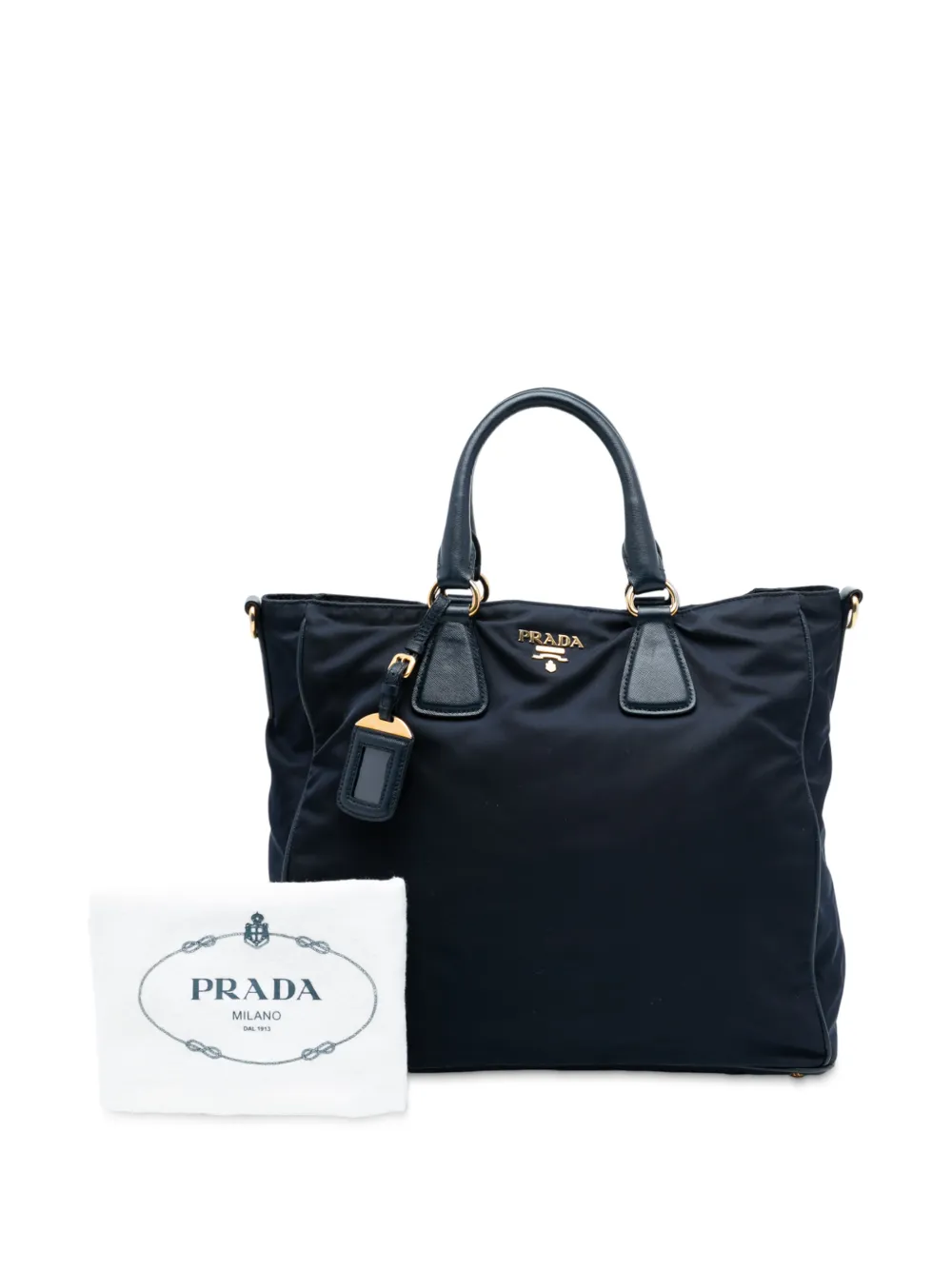 2000-2025 Saffiano Trimmed Tessuto Satchel