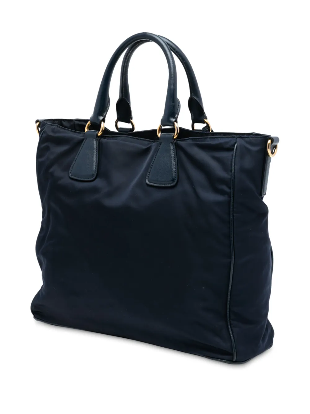 2000-2025 Saffiano Trimmed Tessuto Satchel