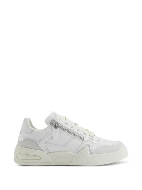 Giuseppe Zanotti crocodile print side zips trainers