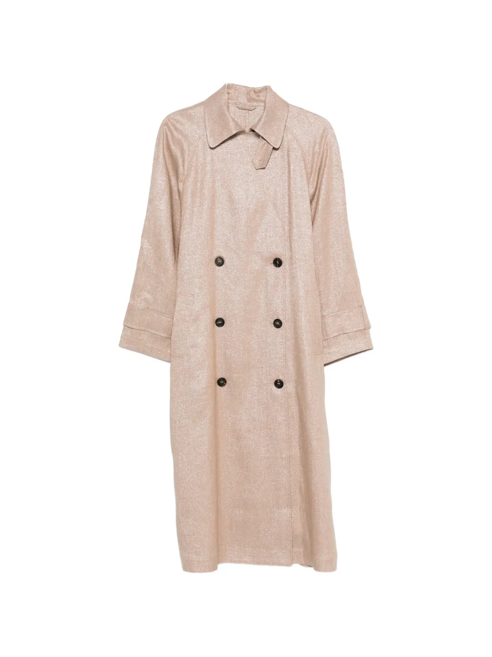 Brunello Cucinelli double-breasted coat - Toni neutri