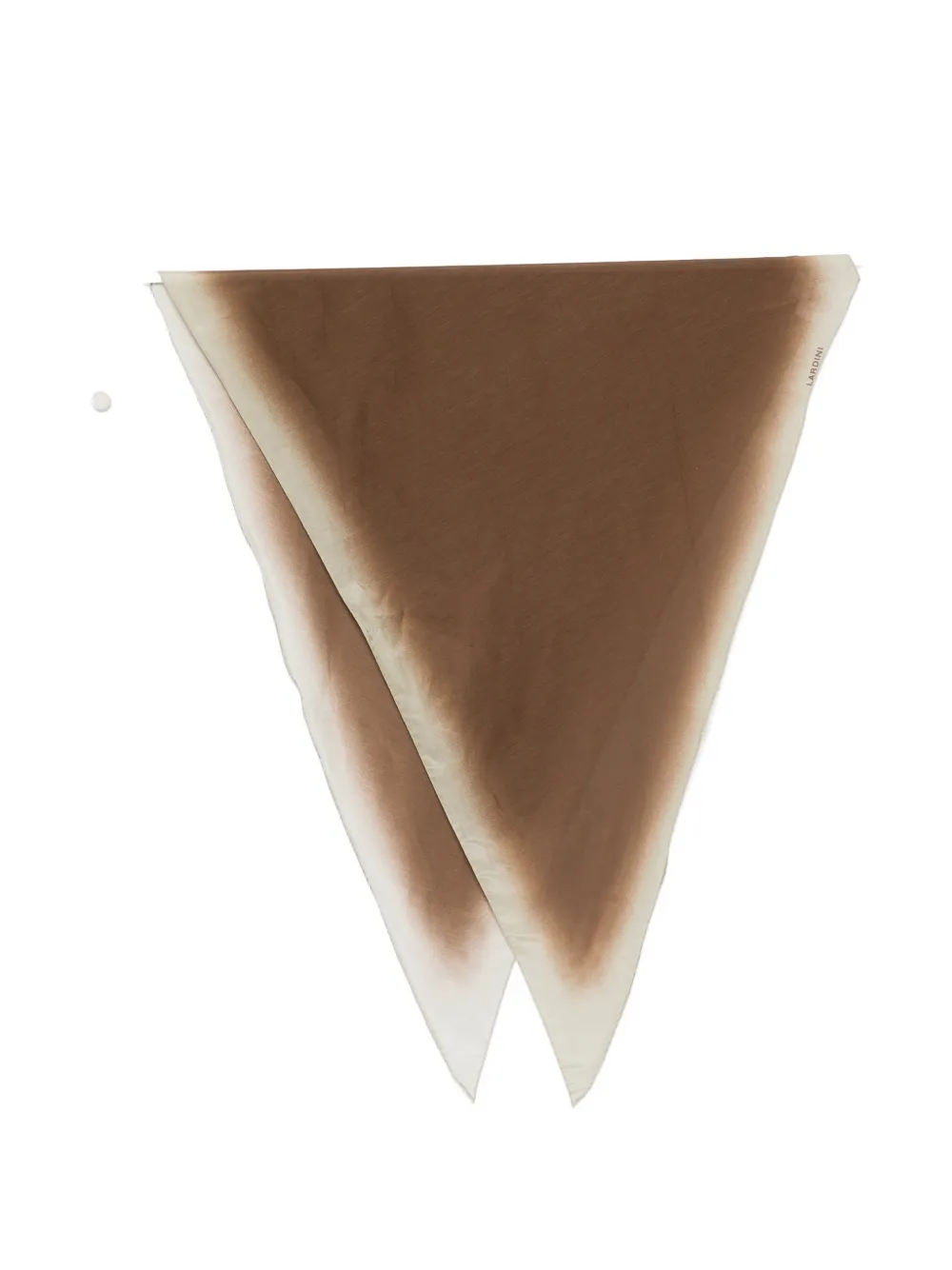 Lardini dip-dye scarf - Marrone