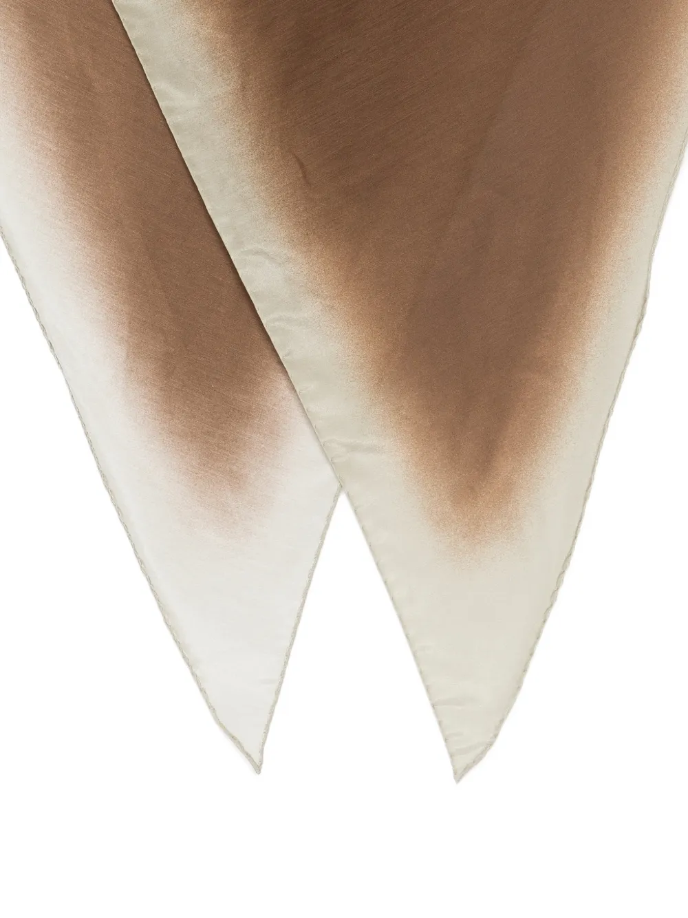  Lardini Dip-dye Scarf - Brown 