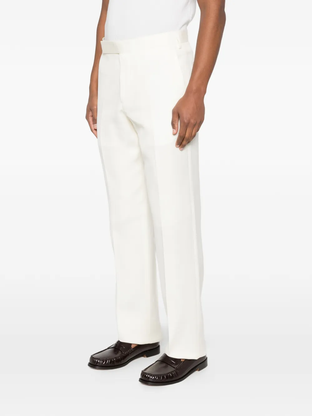 Lardini Straight broek Wit