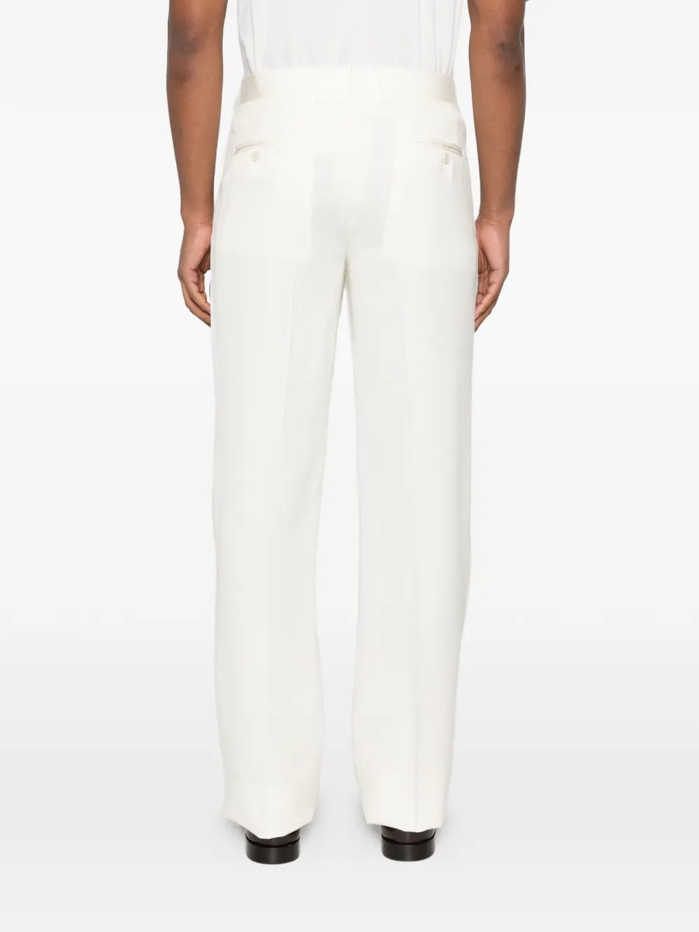 Lardini Straight broek Wit