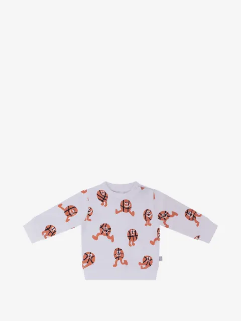 Stella McCartney Kids basketball-print sweatshirt