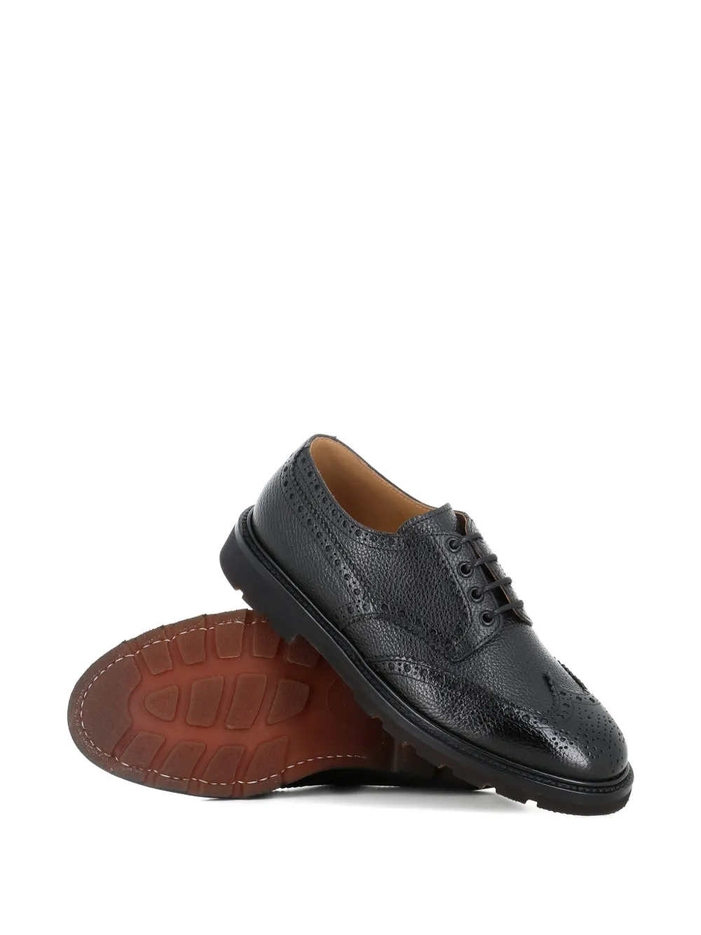 Henderson Baracco George Dovetail derby schoenen Zwart