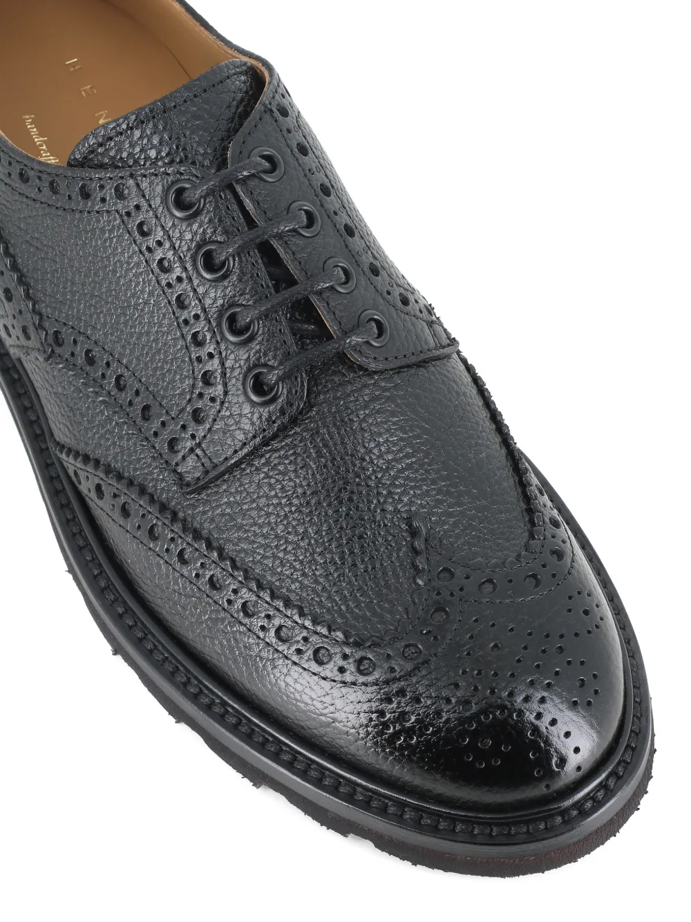 Henderson Baracco George Dovetail derby schoenen Zwart