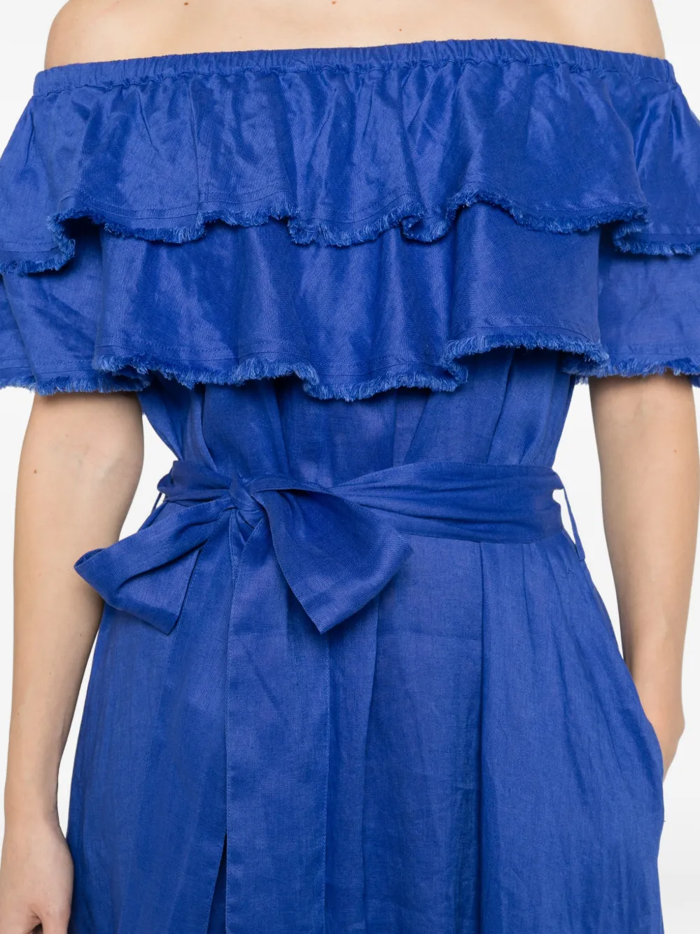 Tie-Belt Maxi Dress