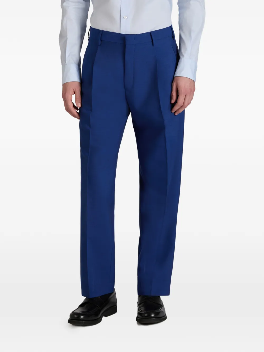 Incotex Wollen broek Blauw