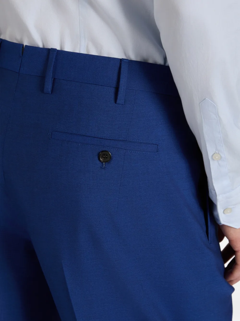 Incotex Wollen broek Blauw