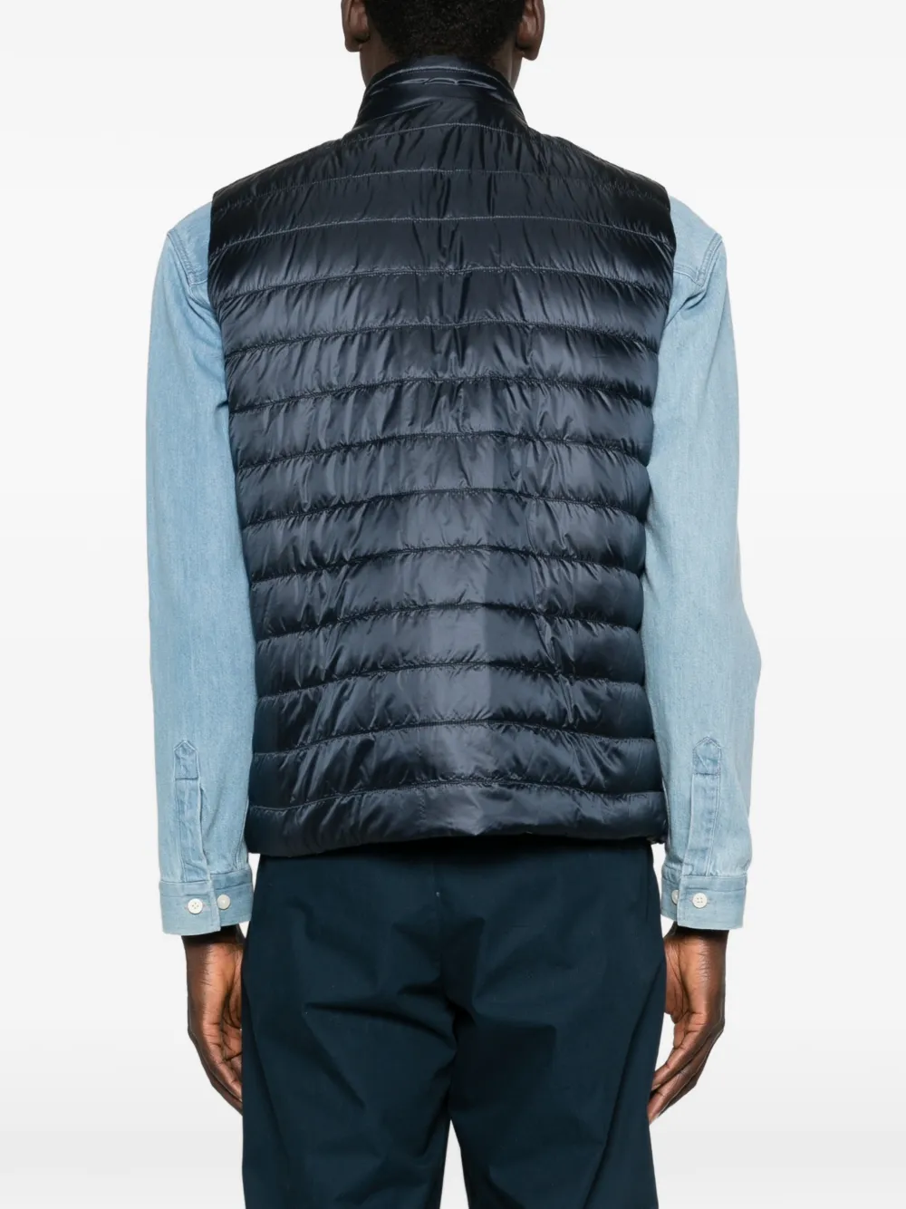 Herno Bodywarmer met rits Blauw