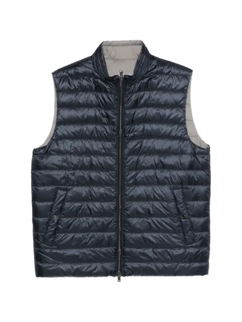 Herno zip-fastening quilted gilet