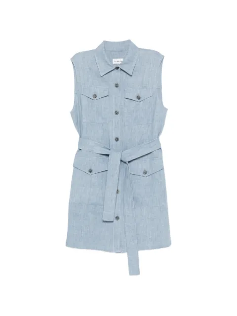 P.A.R.O.S.H. vestido camisero con cinturón