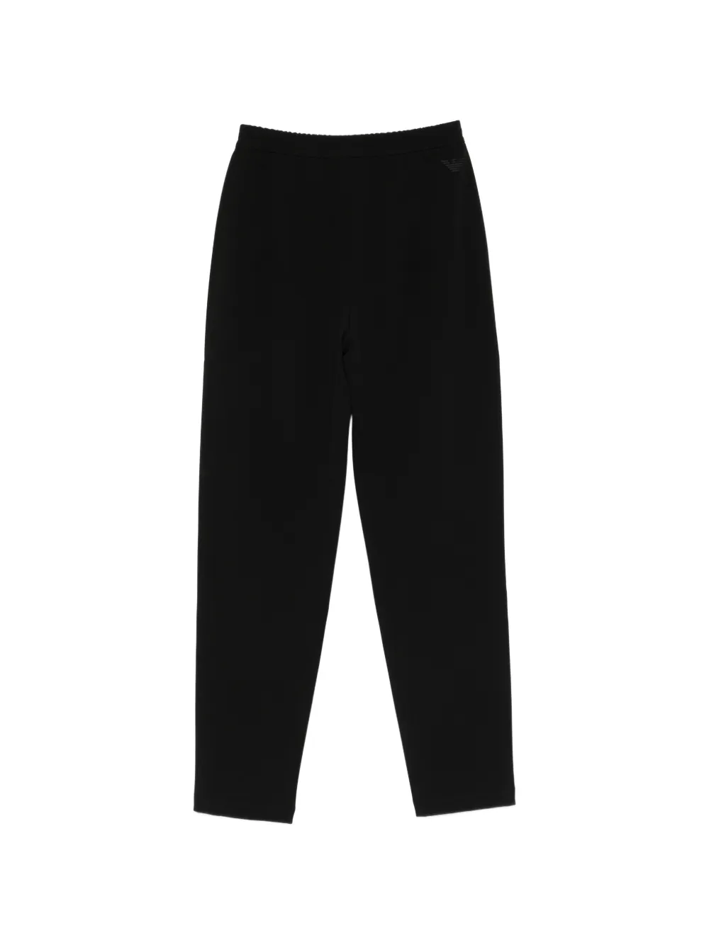 Emporio Armani Broek met toelopende pijpen Zwart