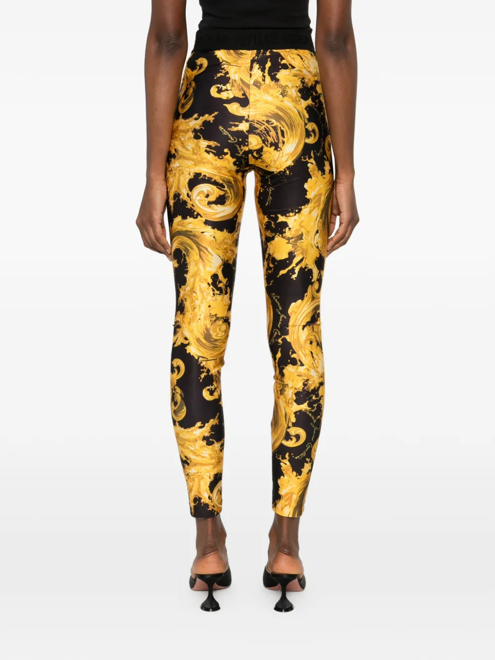 Barocco-Print Leggings