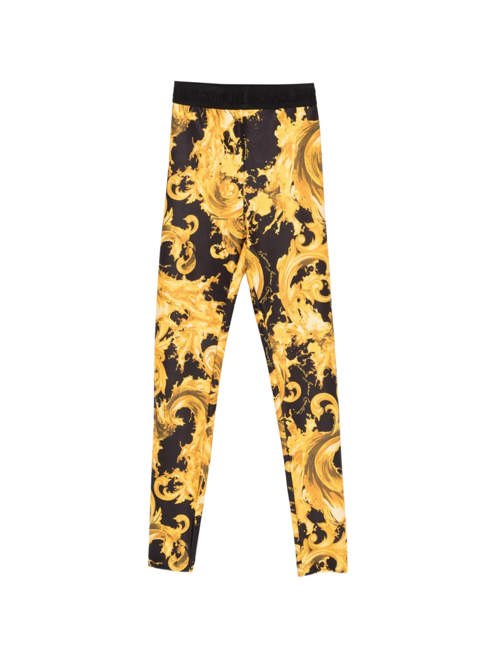 Versace Jeans Couture Barocco-print leggings - Nero