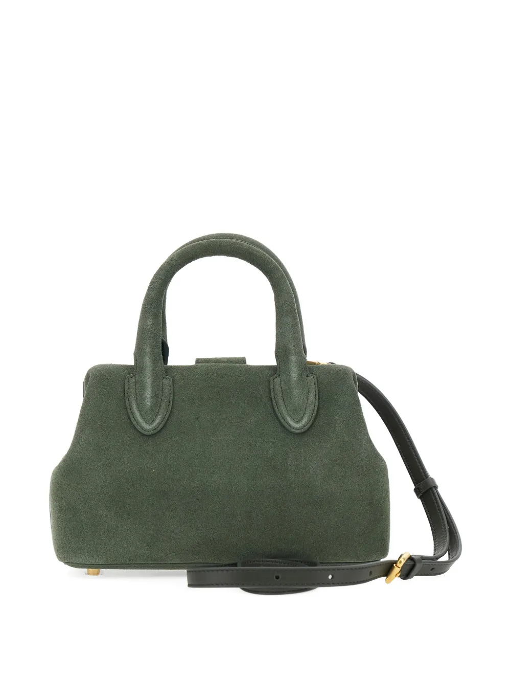 SCHELL small logo-lettering tote bag - Groen