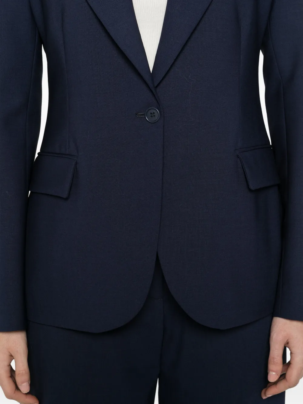 P.A.R.O.S.H. Blazer met enkele rij knopen Blauw