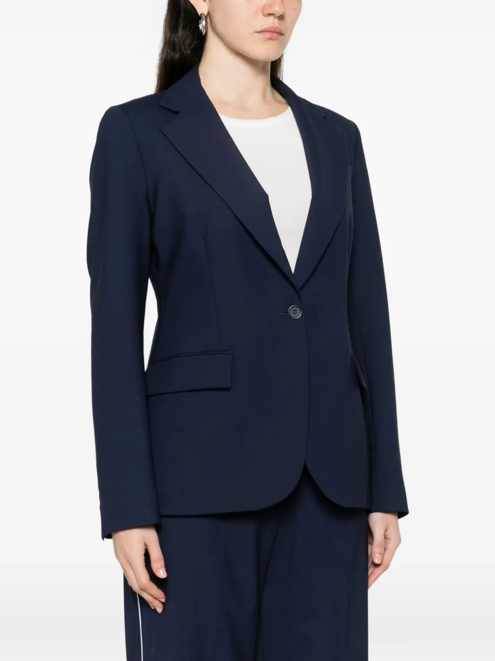 P.A.R.O.S.H. Blazer met enkele rij knopen Blauw