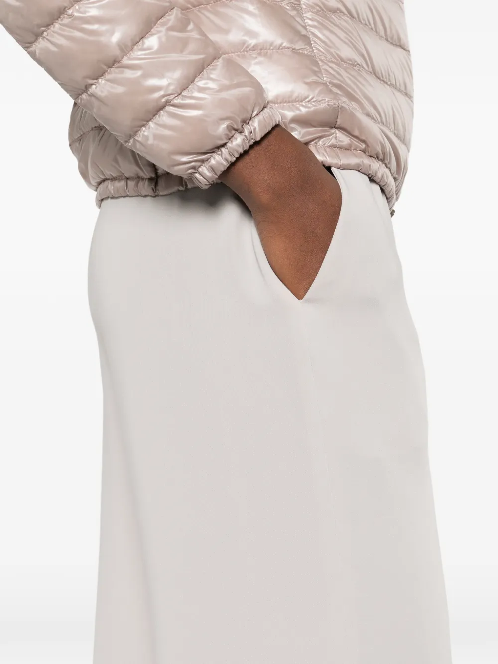 Herno Broek met trekkoord Beige