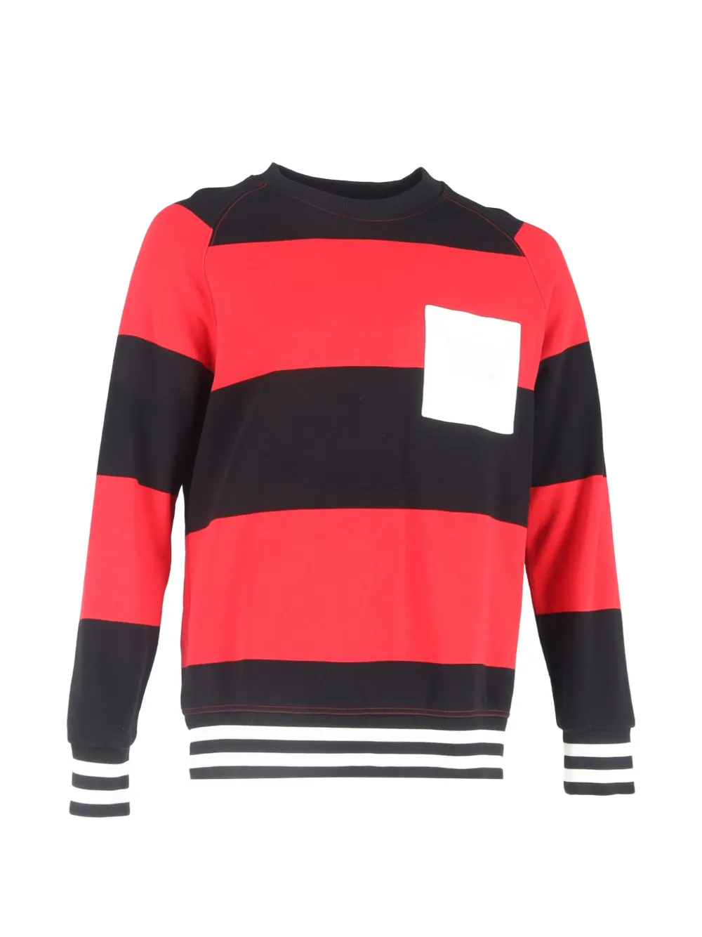 Burberry Pre-Owned Bustler striped sweatshirt - Rosso