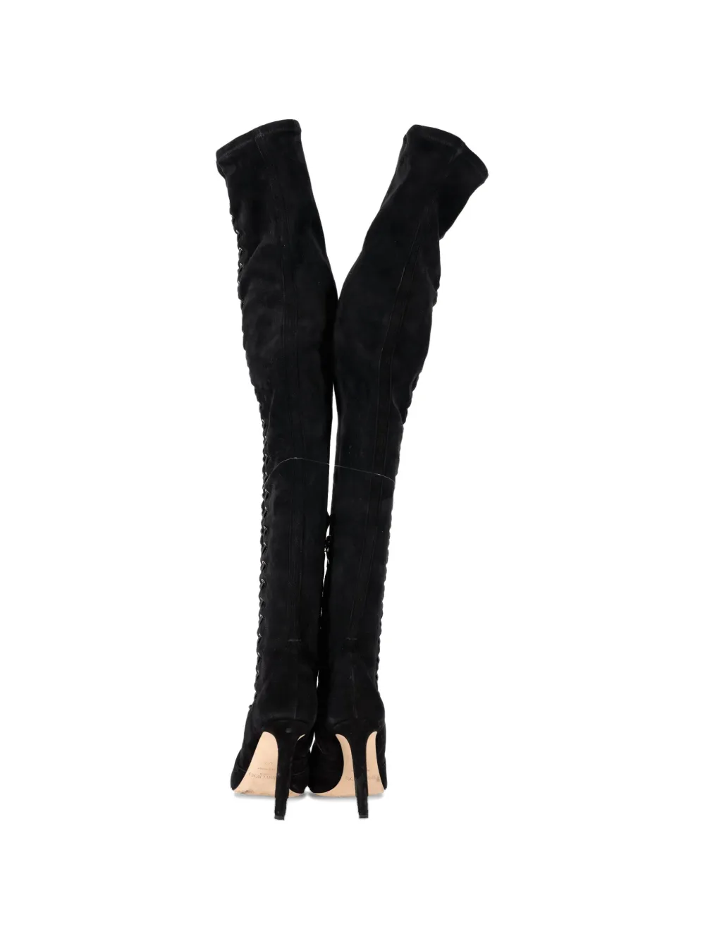 Jimmy Choo Pre-Owned Marie knee-high boots - Zwart
