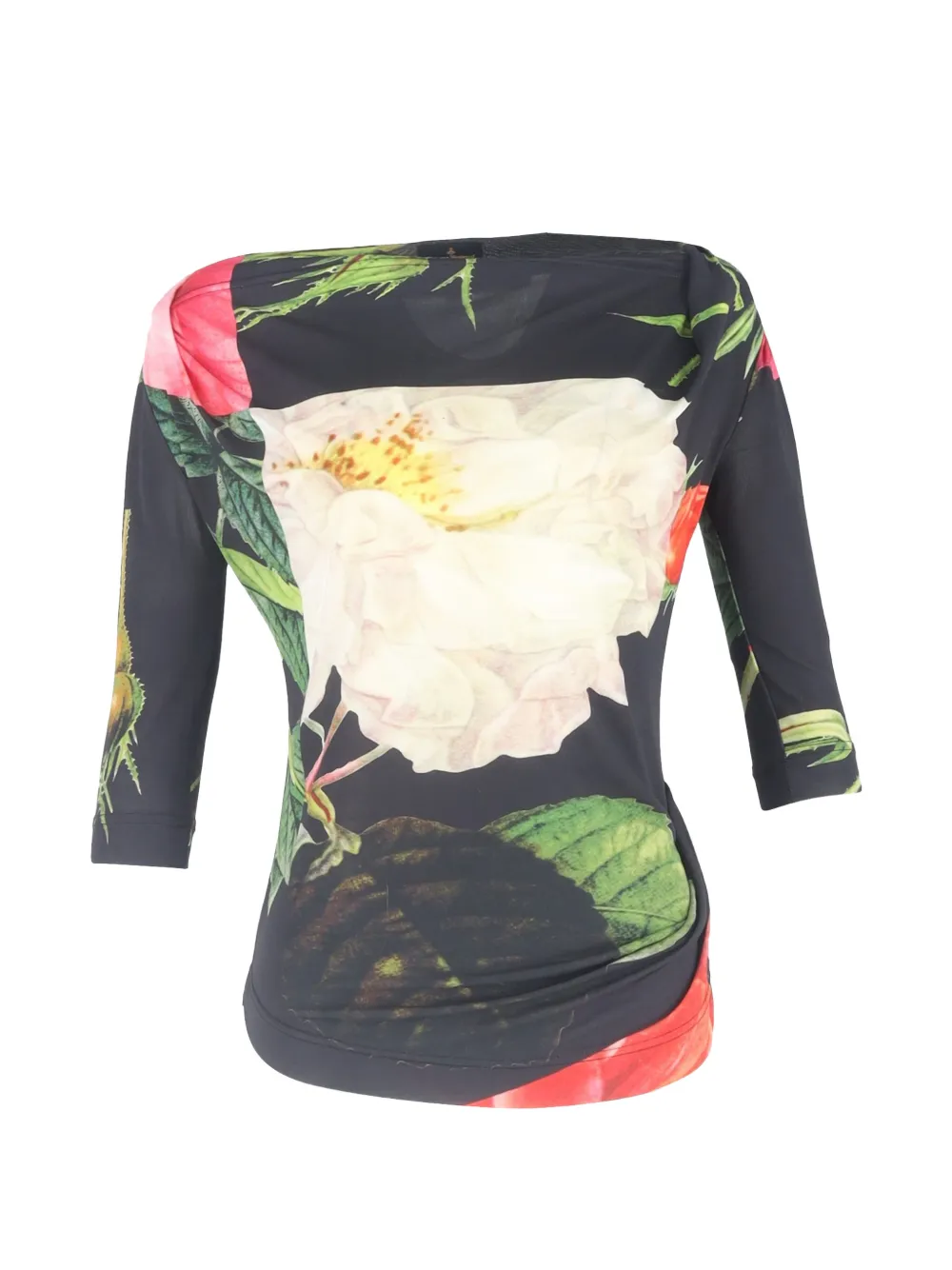 Vivienne Westwood Pre-Owned floral-print top - Nero
