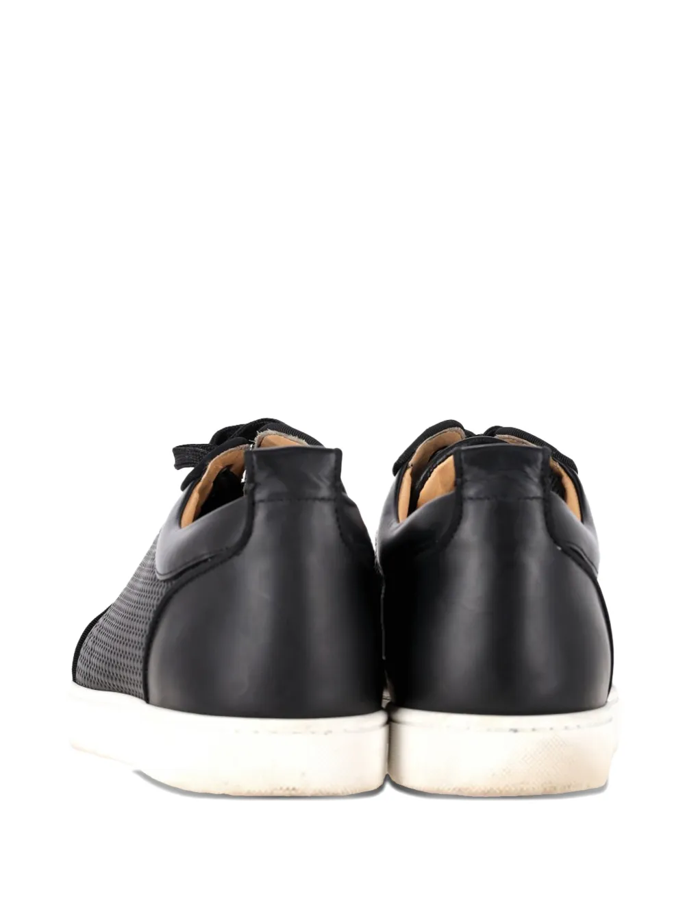 Christian Louboutin Pre-Owned Louis Junior leather sneakers - Zwart