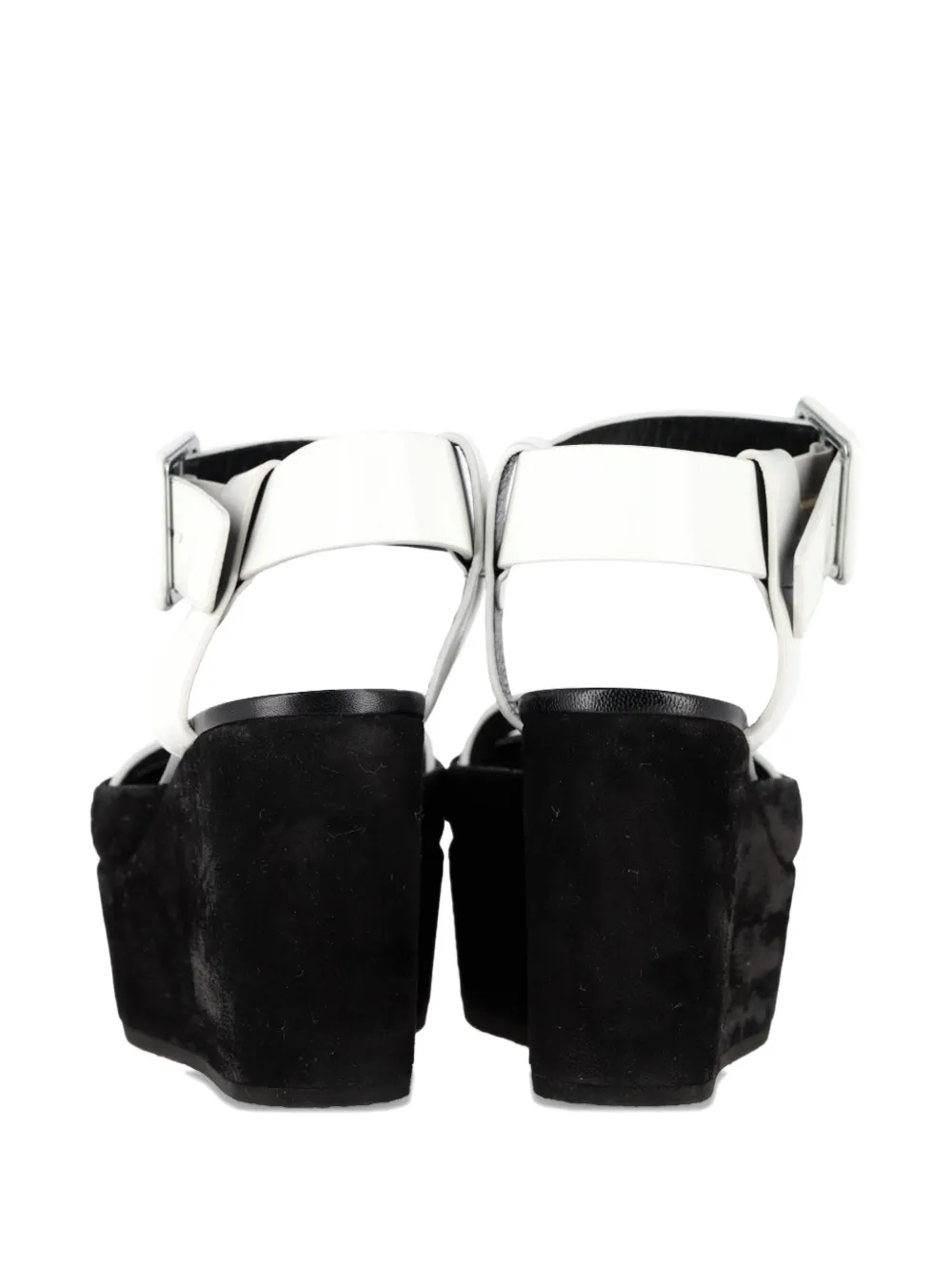 Celine Pre-Owned ankle-strap wedge sandals - Wit
