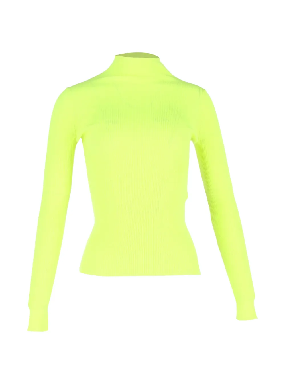 Maje ribbed-knit turtleneck sweater - Giallo