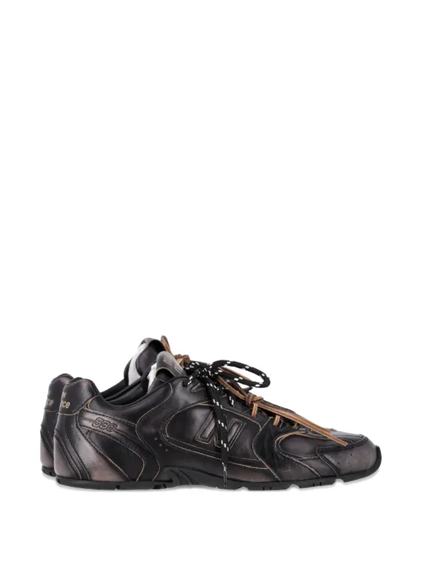 New Balance x Miu Miu 530 SL レザースニーカー | ブラック | FARFETCH JP