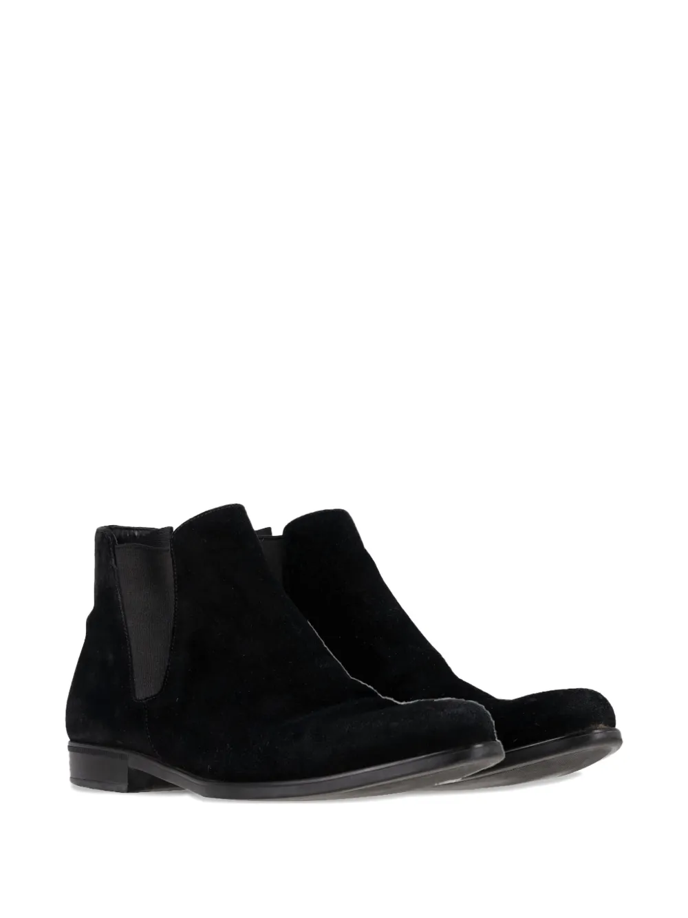 Prada Pre-Owned Chelsea suede boots - Zwart
