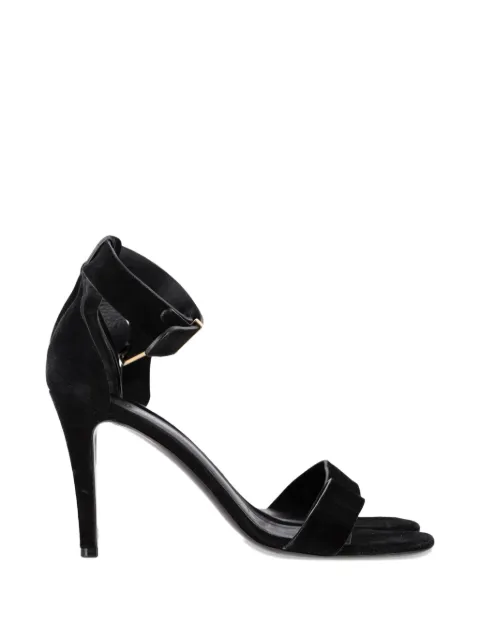 Celine Pre-Owned ankle-strap suede heels sandals